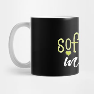 Softball Mom Softball Mom Grey Small Mug